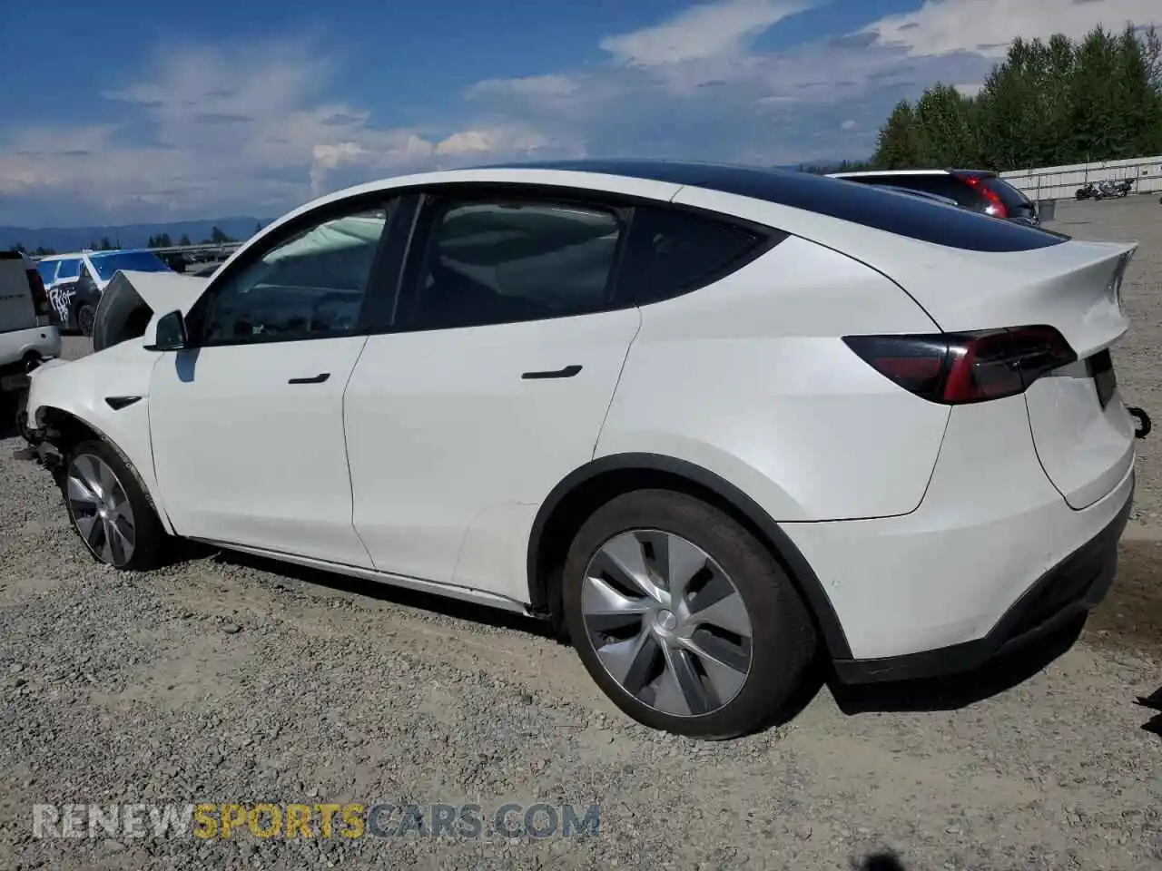 2 Photograph of a damaged car 7SAYGDEE3NF440994 TESLA MODEL Y 2022