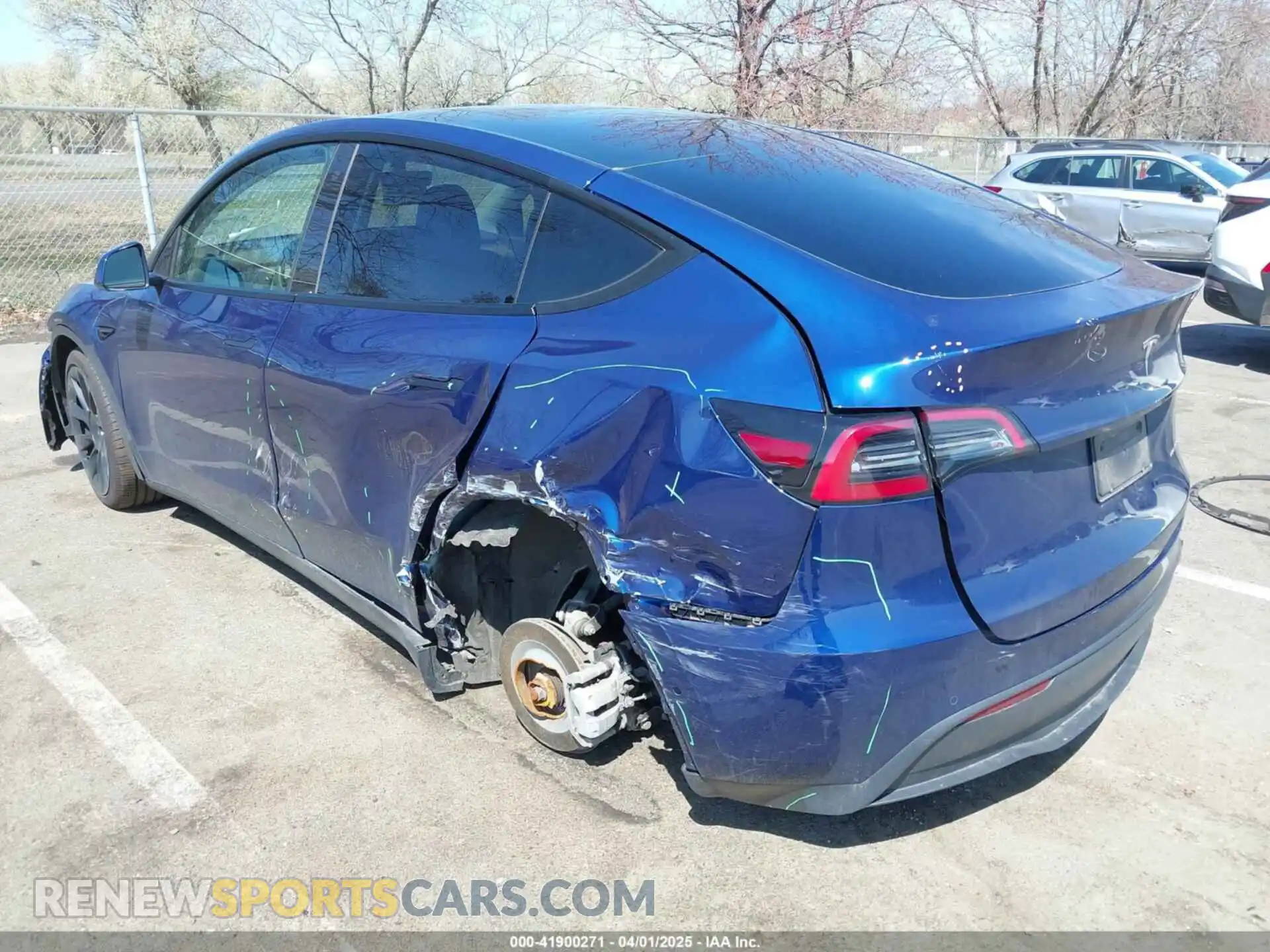 3 Photograph of a damaged car 7SAYGDEE3NF449873 TESLA MODEL Y 2022