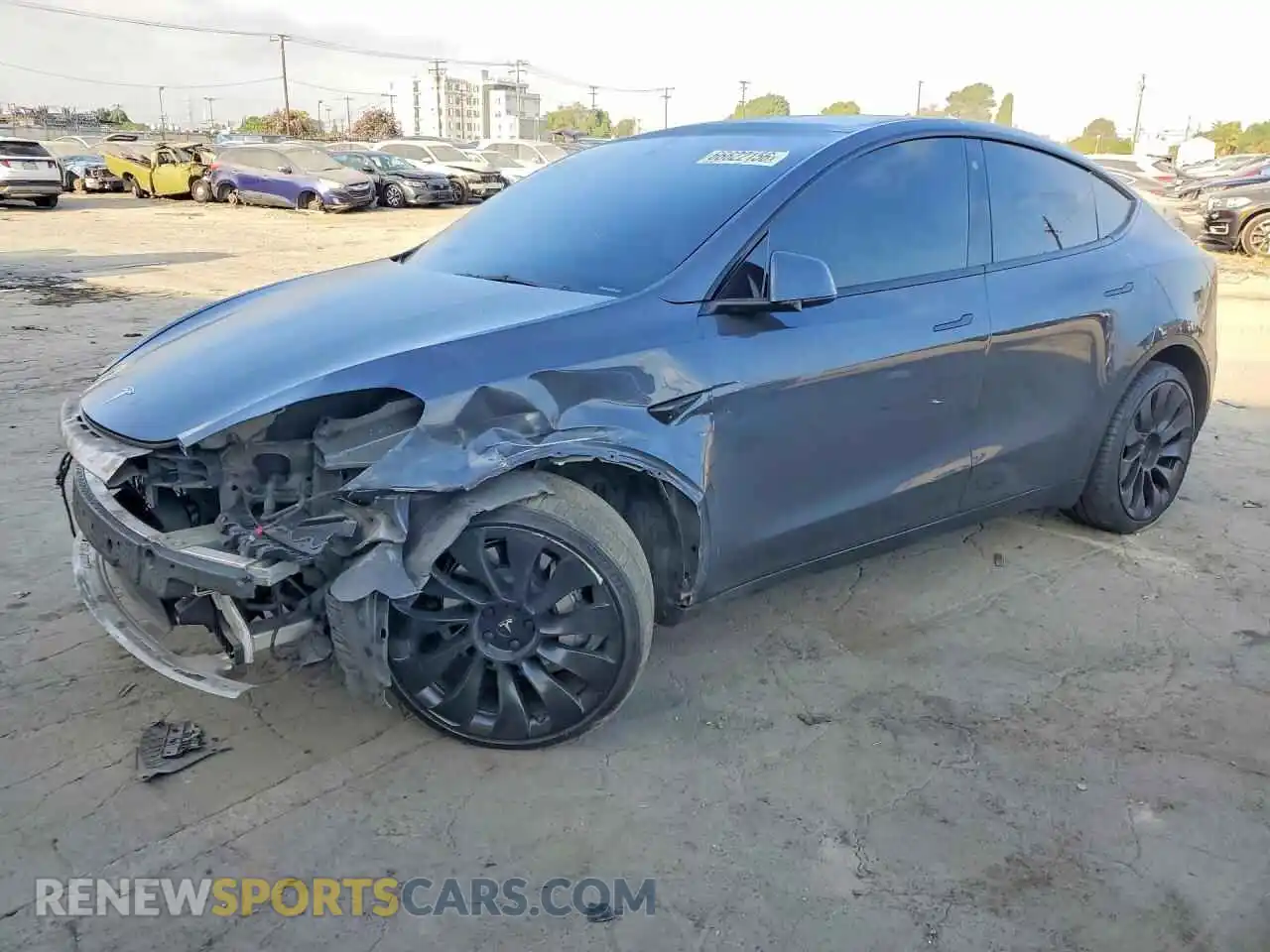 1 fotografías del automóvil dañado 7SAYGDEE3NF467550 TESLA MODEL Y 2022