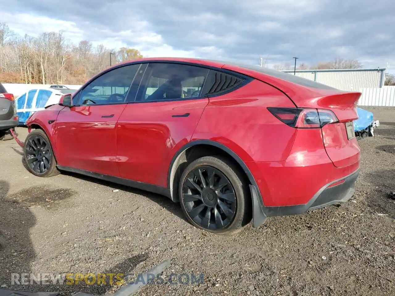 2 Photograph of a damaged car 7SAYGDEE3NF480265 TESLA MODEL Y 2022