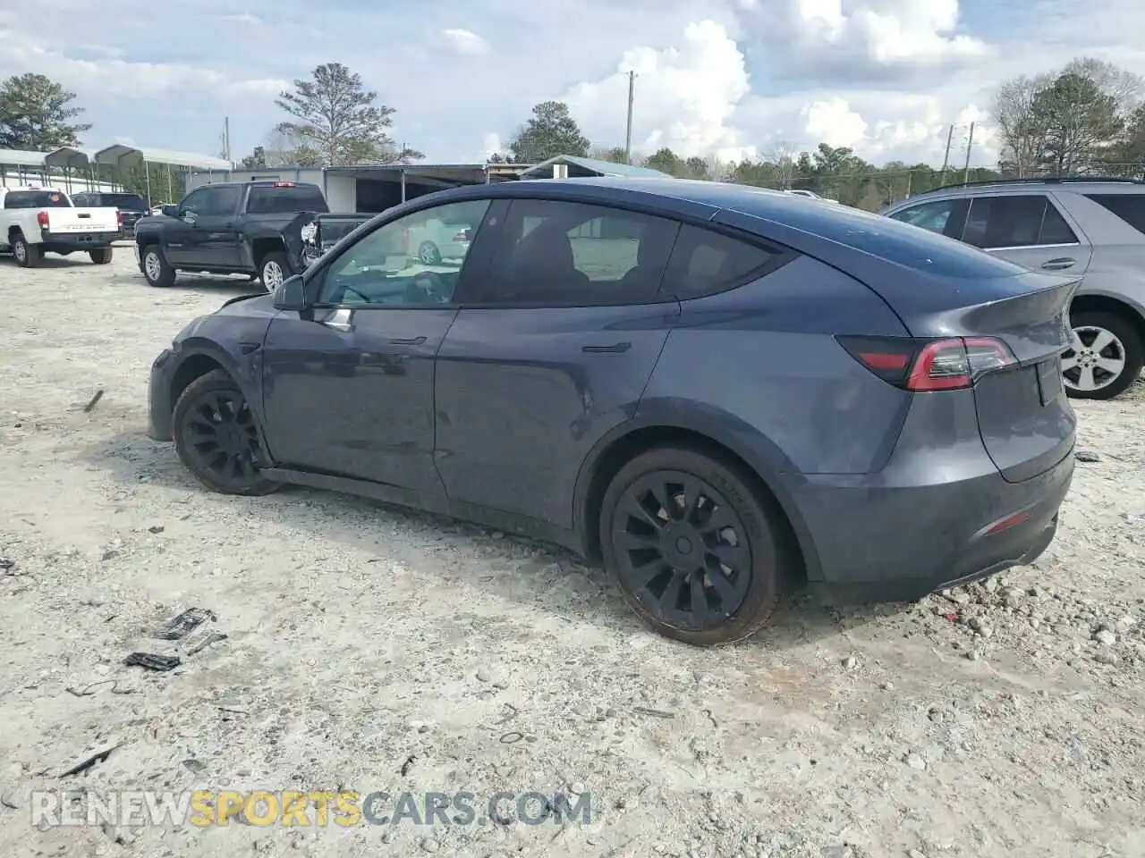 2 Photograph of a damaged car 7SAYGDEE3NF481223 TESLA MODEL Y 2022