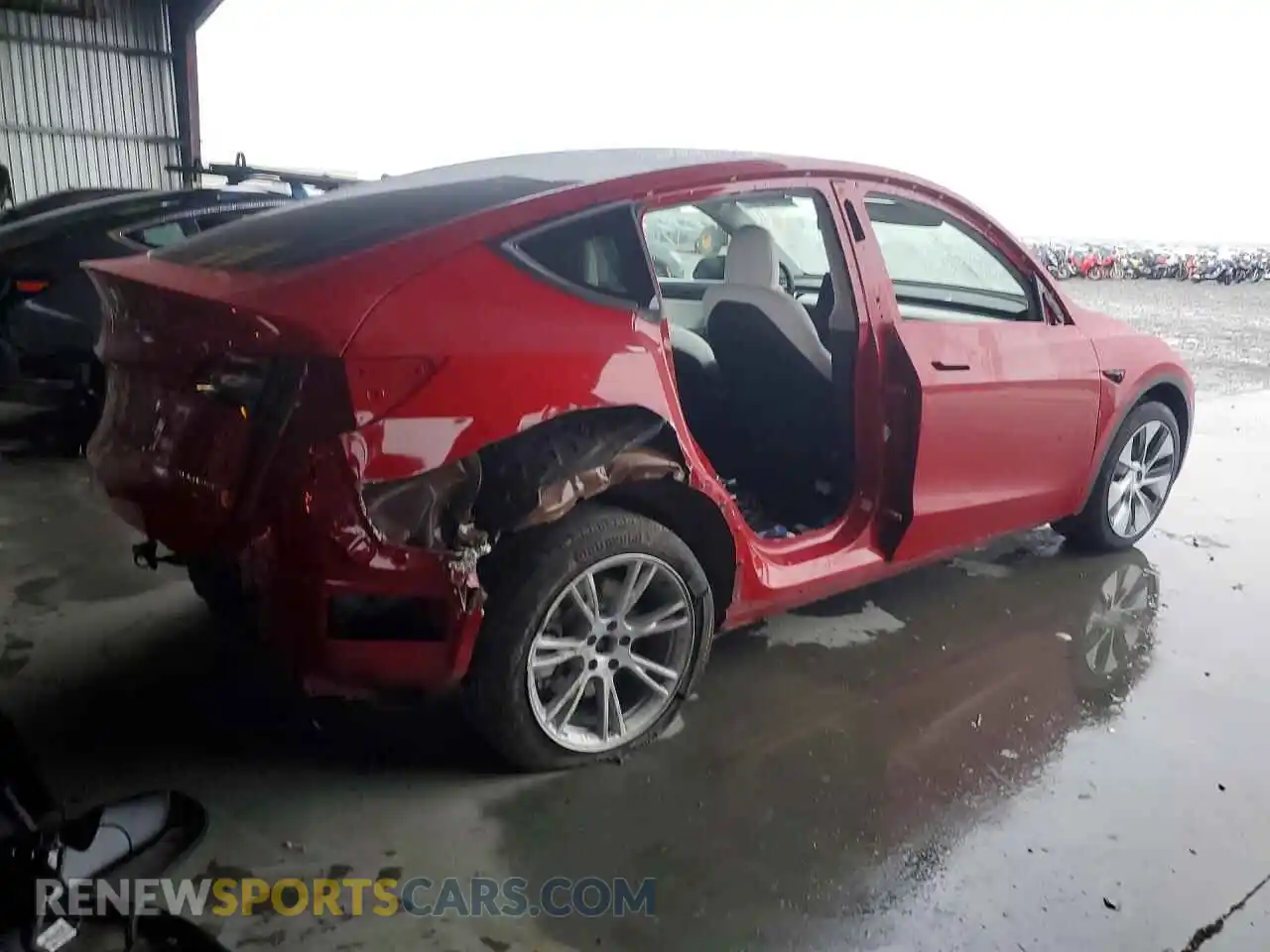 3 Photograph of a damaged car 7SAYGDEE3NF497941 TESLA MODEL Y 2022