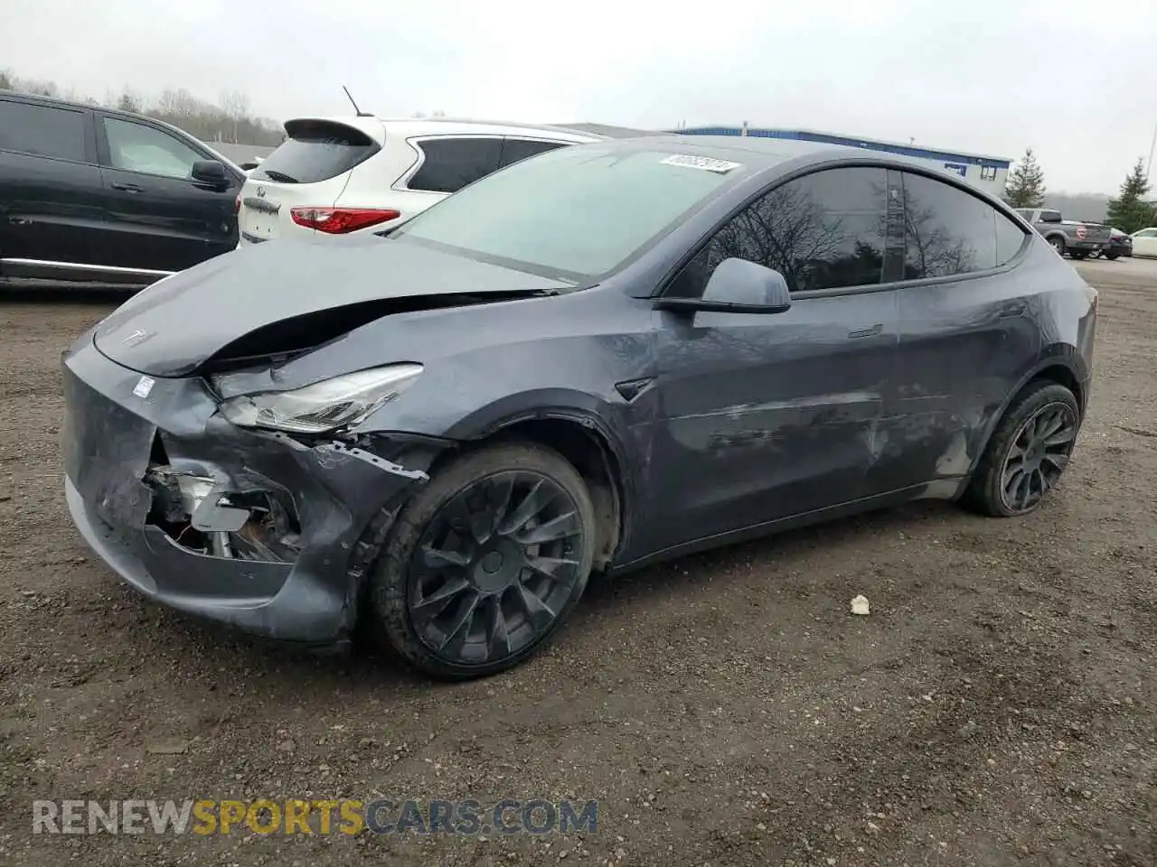 1 Photograph of a damaged car 7SAYGDEE3NF506749 TESLA MODEL Y 2022