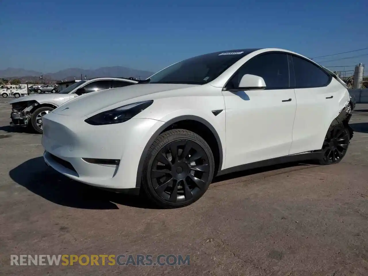 1 Photograph of a damaged car 7SAYGDEE3NF548919 TESLA MODEL Y 2022