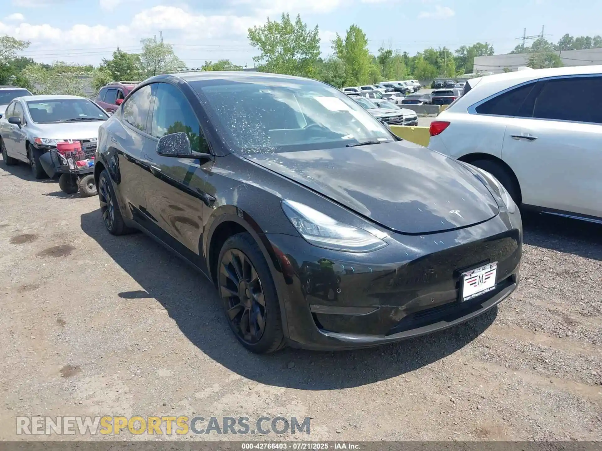 1 Photograph of a damaged car 7SAYGDEE4NA007231 TESLA MODEL Y 2022