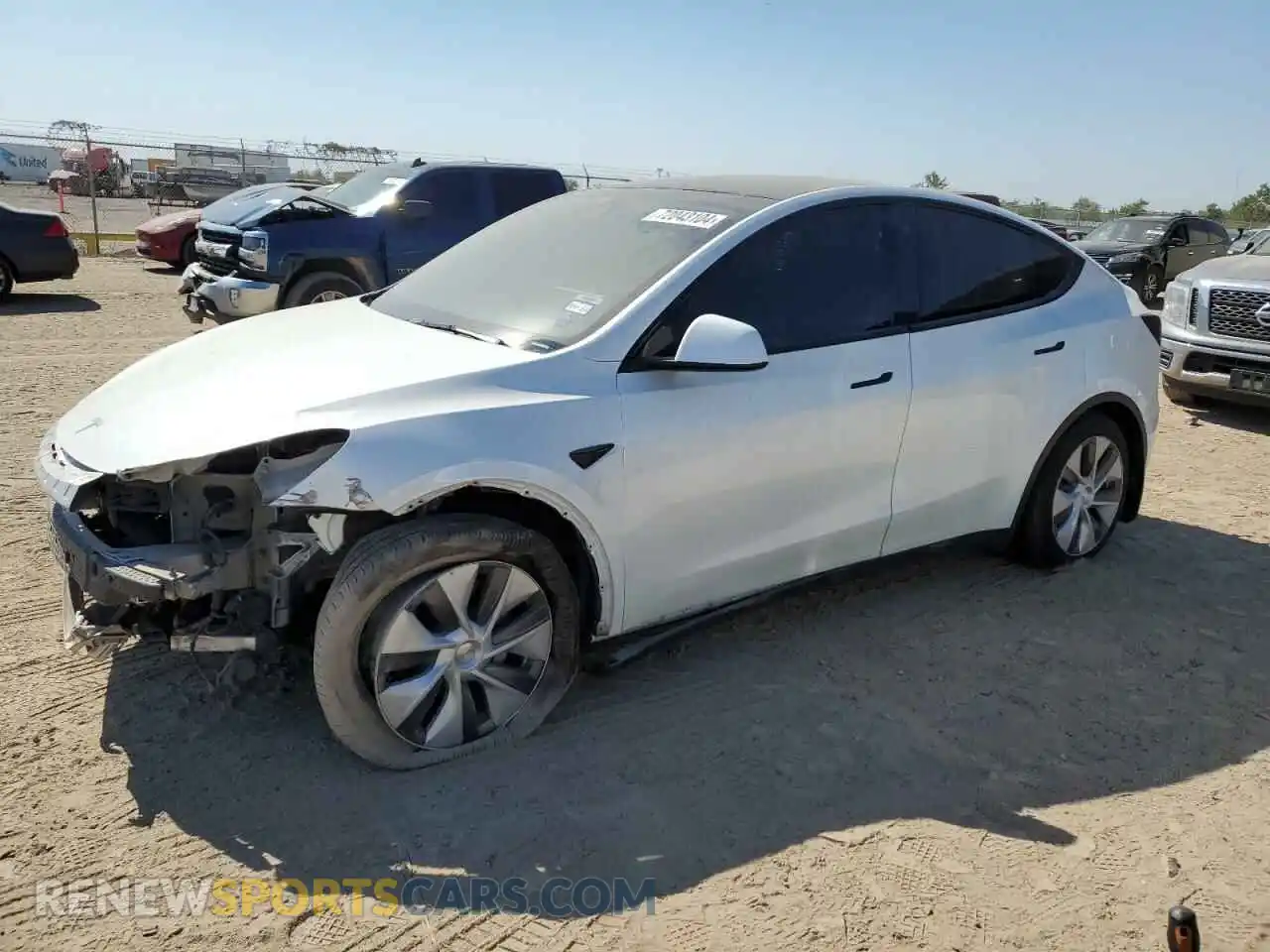 1 Photograph of a damaged car 7SAYGDEE4NA012347 TESLA MODEL Y 2022