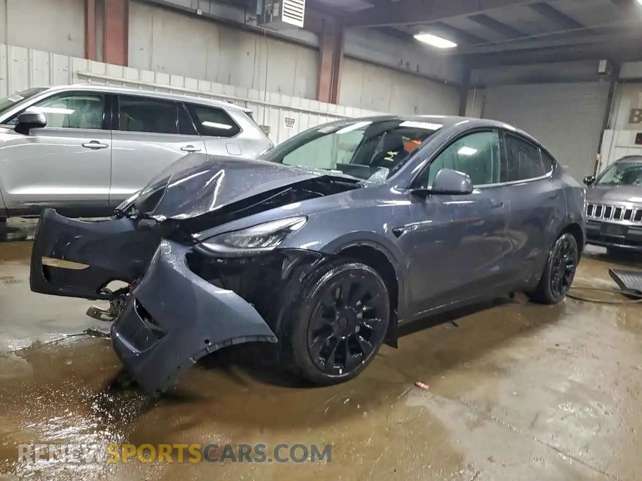 1 Photograph of a damaged car 7SAYGDEE4NA016429 TESLA MODEL Y 2022