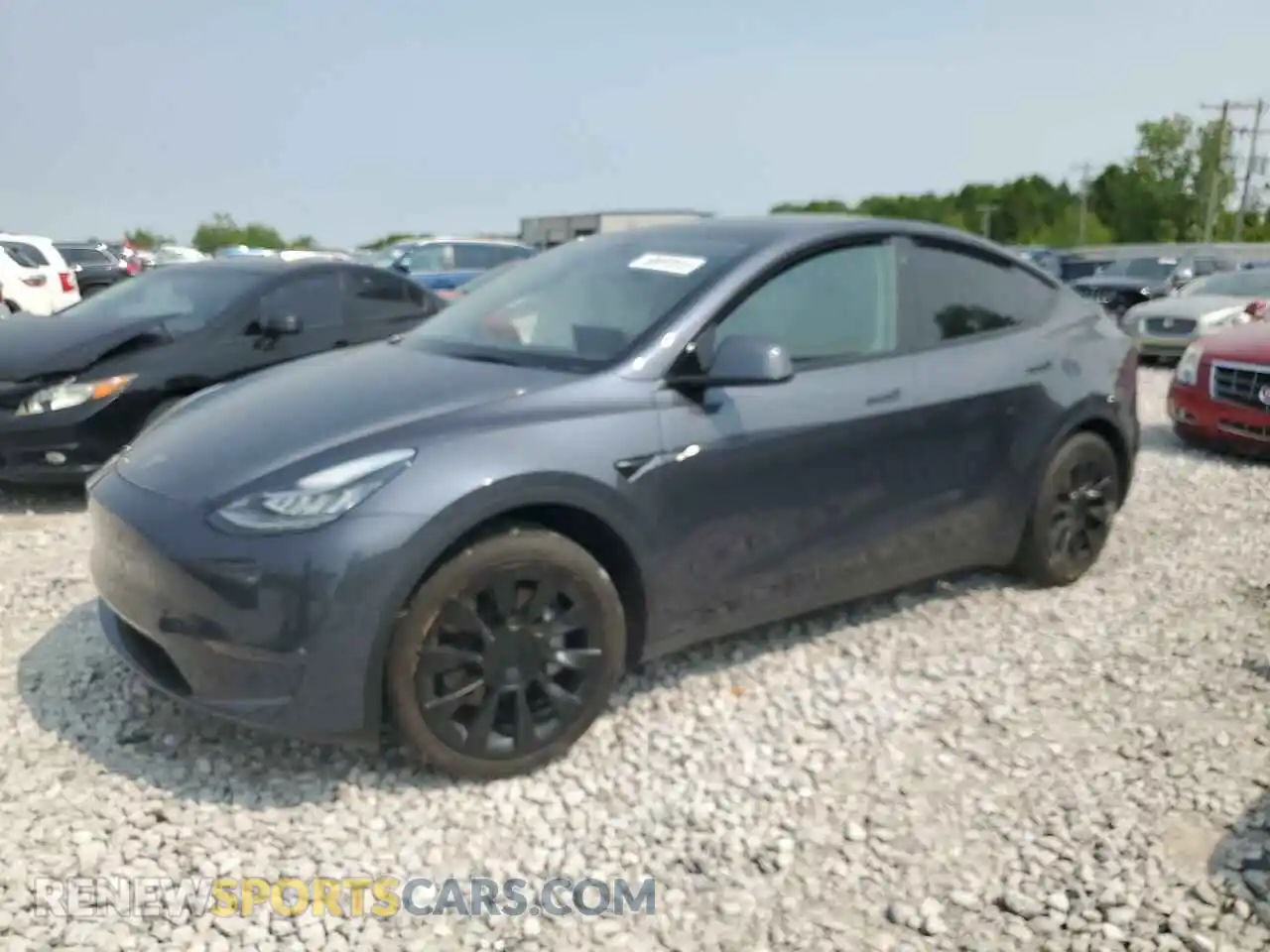 1 Photograph of a damaged car 7SAYGDEE4NA016723 TESLA MODEL Y 2022