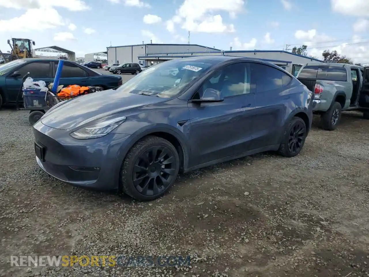 1 Photograph of a damaged car 7SAYGDEE4NA018472 TESLA MODEL Y 2022