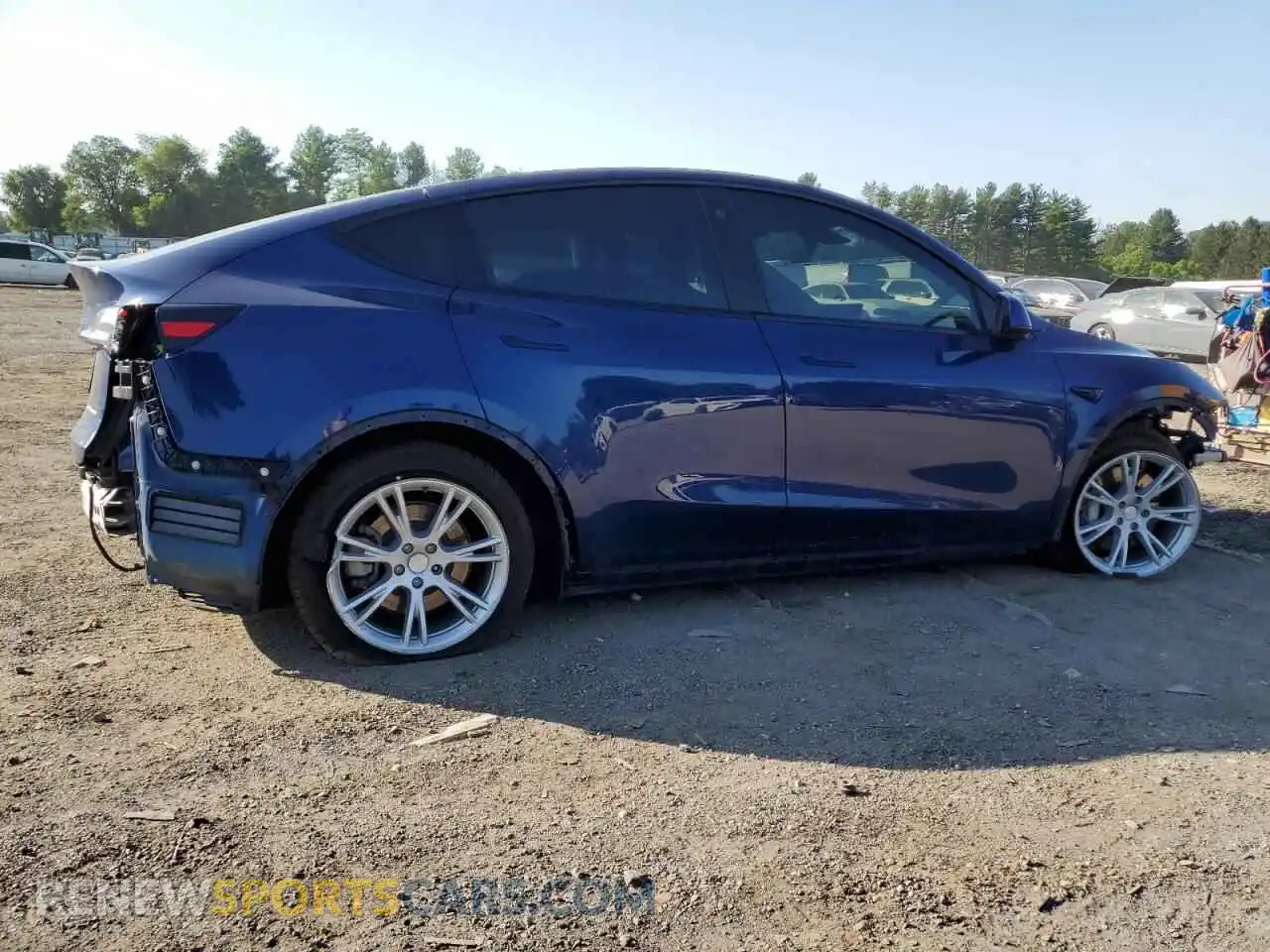 3 Photograph of a damaged car 7SAYGDEE4NF327572 TESLA MODEL Y 2022
