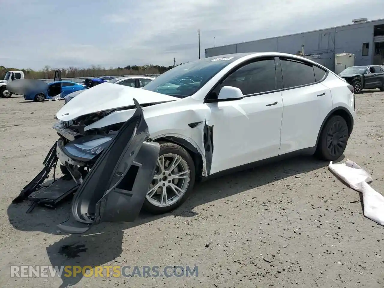 1 Photograph of a damaged car 7SAYGDEE4NF331881 TESLA MODEL Y 2022