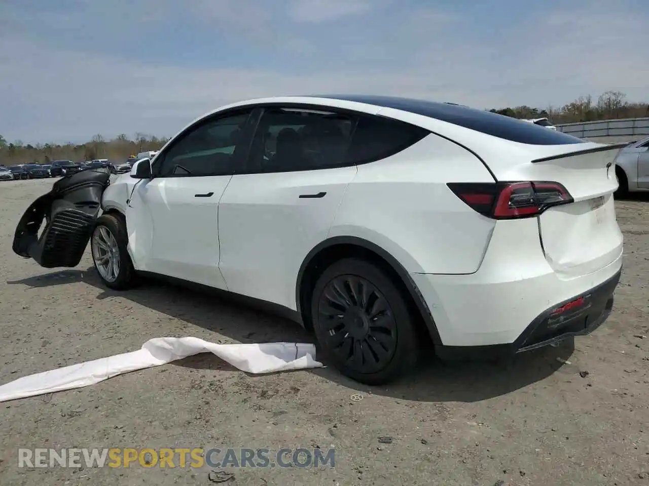2 Photograph of a damaged car 7SAYGDEE4NF331881 TESLA MODEL Y 2022