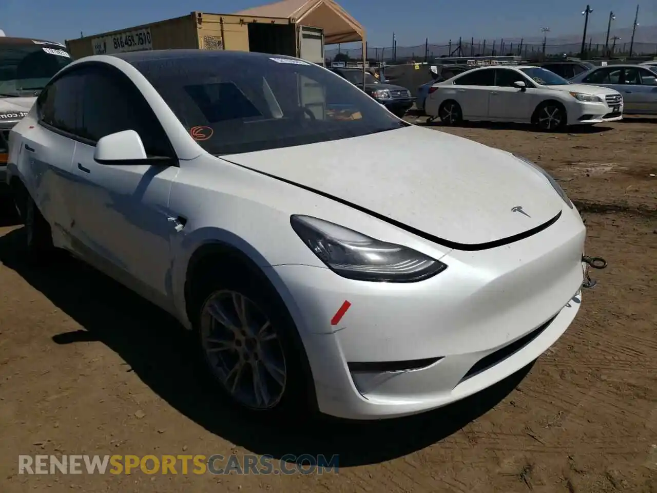 1 Photograph of a damaged car 7SAYGDEE4NF346719 TESLA MODEL Y 2022