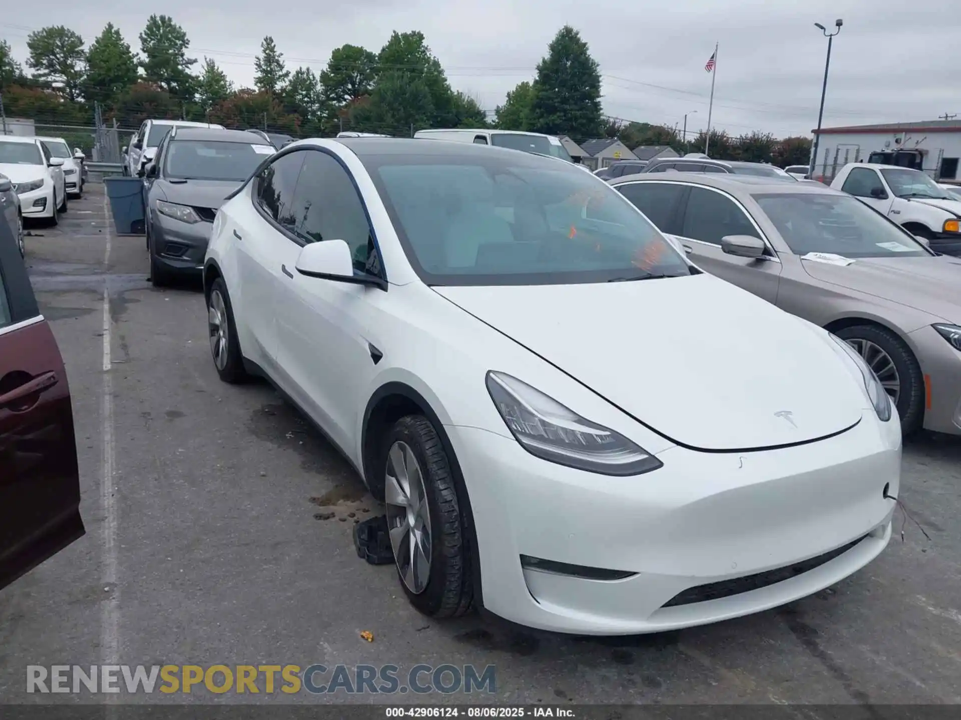 1 Photograph of a damaged car 7SAYGDEE4NF354268 TESLA MODEL Y 2022