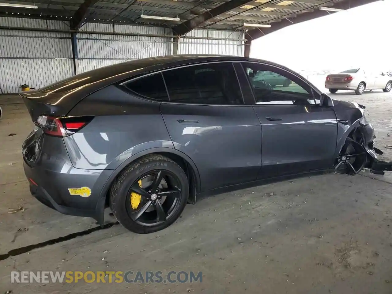 3 Photograph of a damaged car 7SAYGDEE4NF358207 TESLA MODEL Y 2022