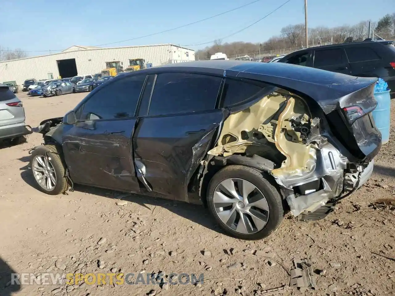 2 Photograph of a damaged car 7SAYGDEE4NF376402 TESLA MODEL Y 2022