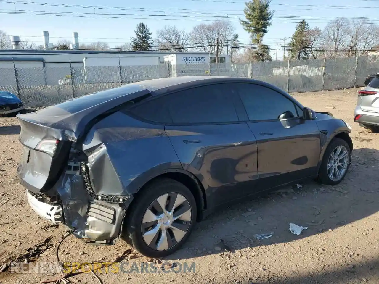 3 Photograph of a damaged car 7SAYGDEE4NF376402 TESLA MODEL Y 2022