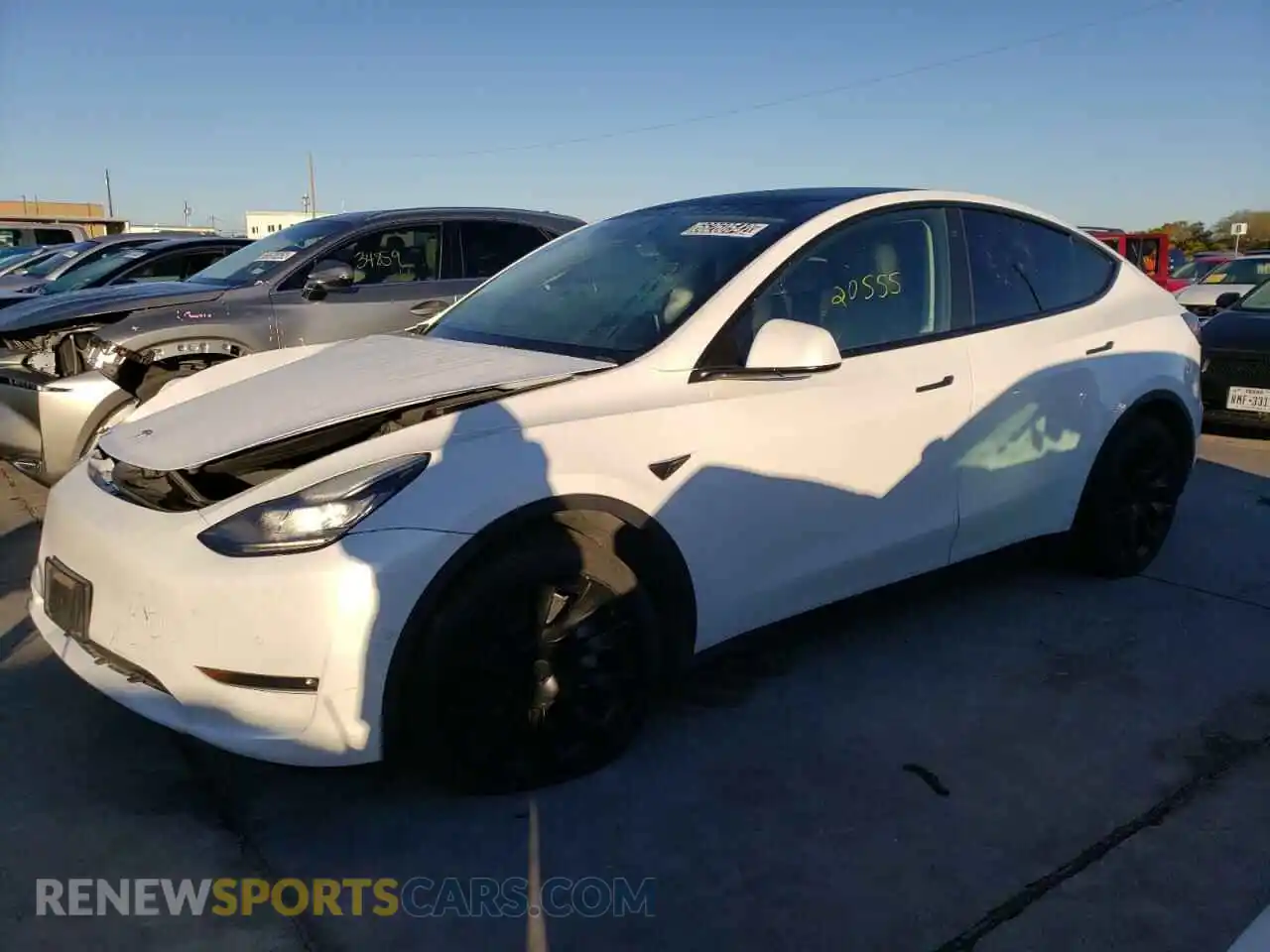 1 fotografías del automóvil dañado 7SAYGDEE4NF387349 TESLA MODEL Y 2022