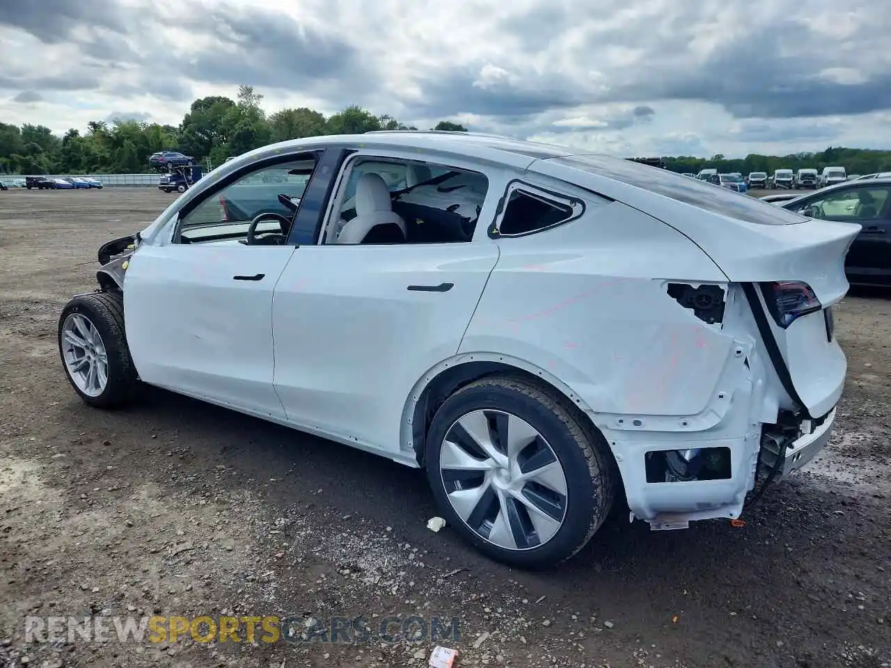 2 Photograph of a damaged car 7SAYGDEE4NF391210 TESLA MODEL Y 2022