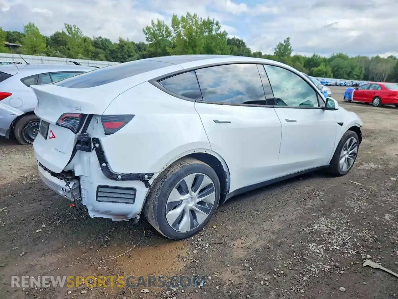 3 Photograph of a damaged car 7SAYGDEE4NF391210 TESLA MODEL Y 2022