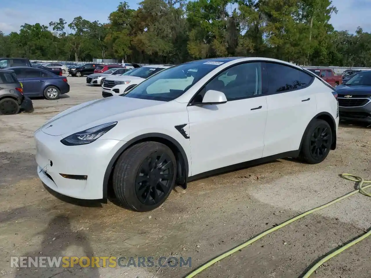 1 Photograph of a damaged car 7SAYGDEE4NF398710 TESLA MODEL Y 2022