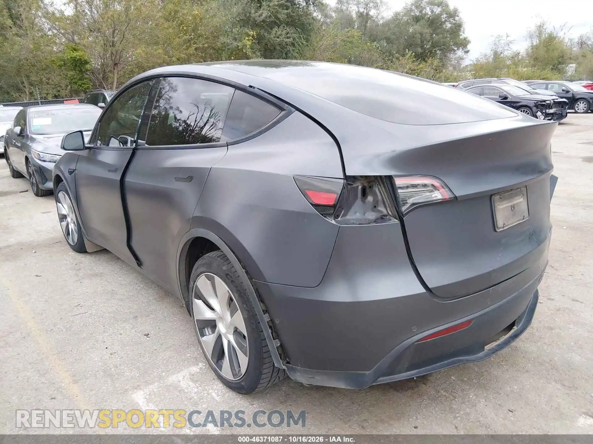 3 Фотография поврежденного автомобиля 7SAYGDEE4NF401704 TESLA MODEL Y 2022