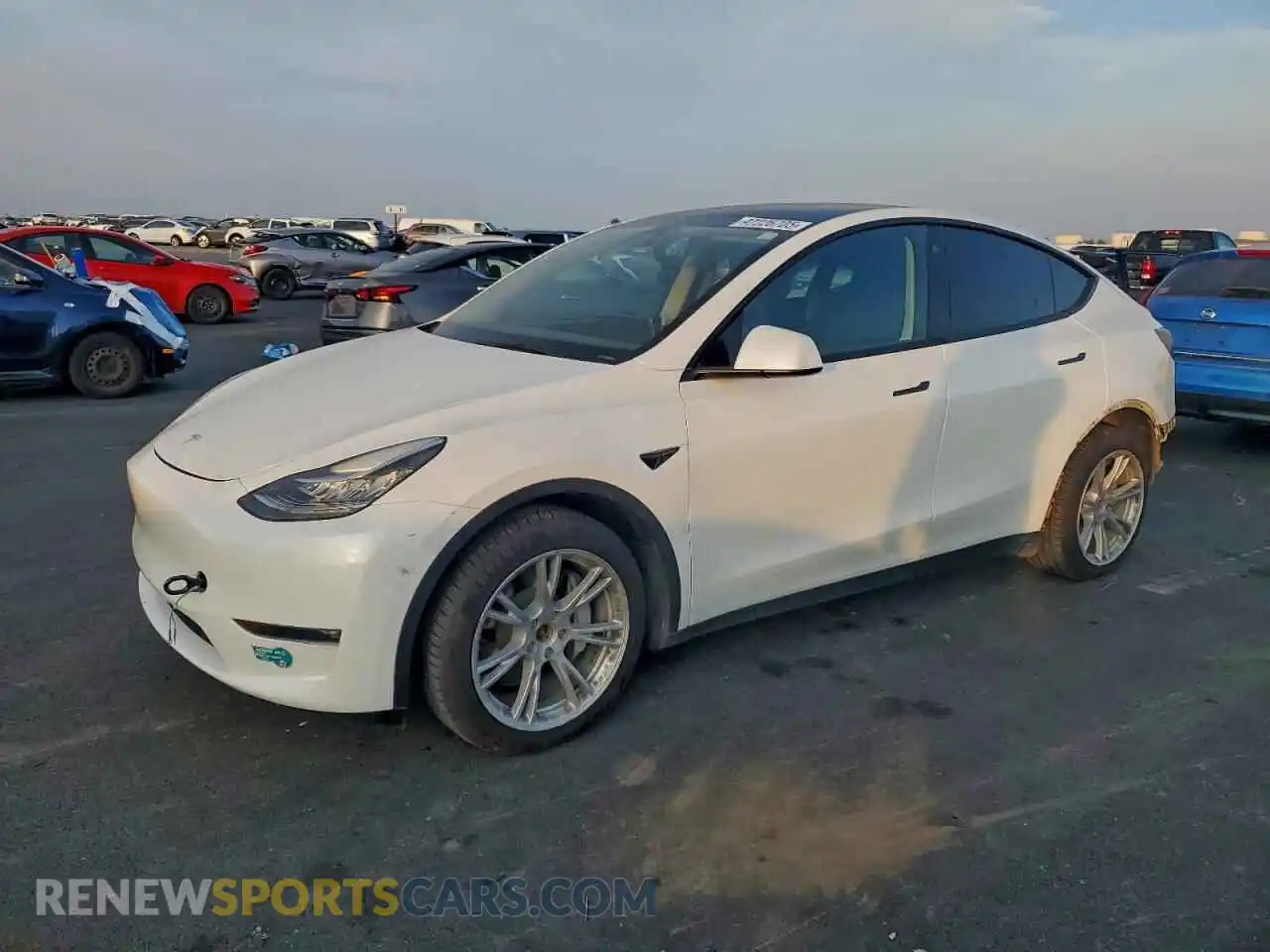 1 fotografías del automóvil dañado 7SAYGDEE4NF403260 TESLA MODEL Y 2022