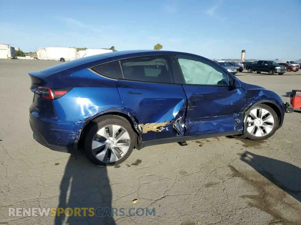 3 Photograph of a damaged car 7SAYGDEE4NF408202 TESLA MODEL Y 2022