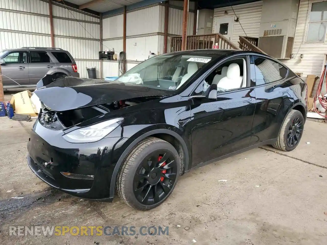 1 Photograph of a damaged car 7SAYGDEE4NF425775 TESLA MODEL Y 2022
