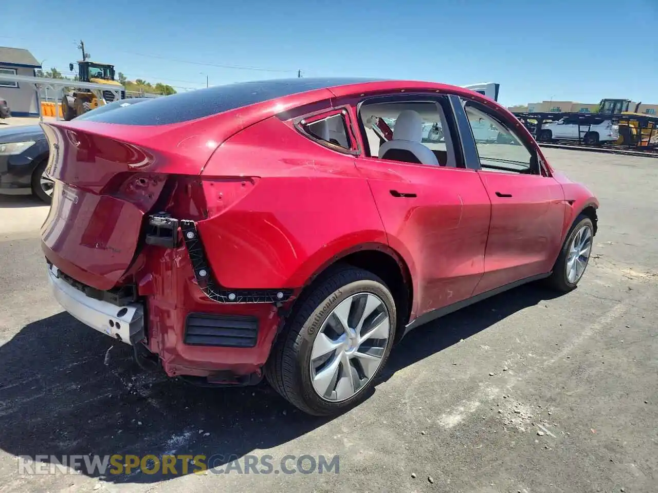 3 Photograph of a damaged car 7SAYGDEE4NF430586 TESLA MODEL Y 2022