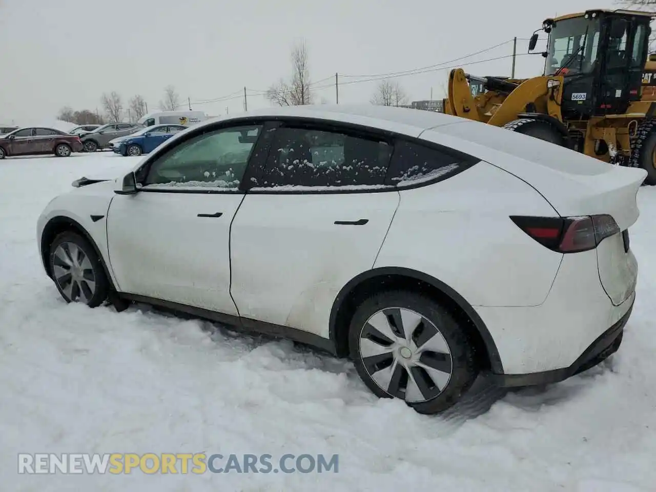 2 Photograph of a damaged car 7SAYGDEE4NF433617 TESLA MODEL Y 2022
