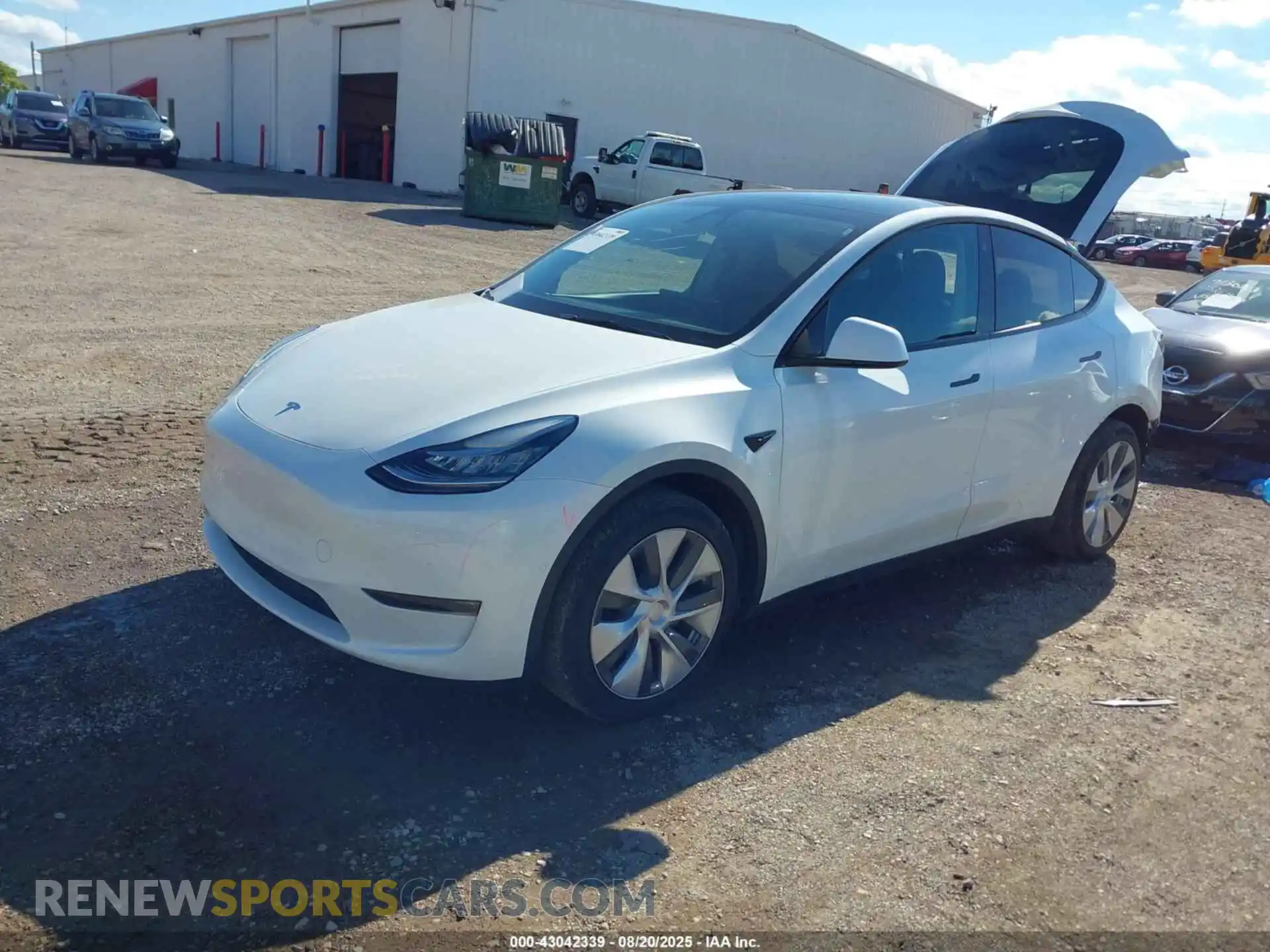 2 Photograph of a damaged car 7SAYGDEE4NF434122 TESLA MODEL Y 2022