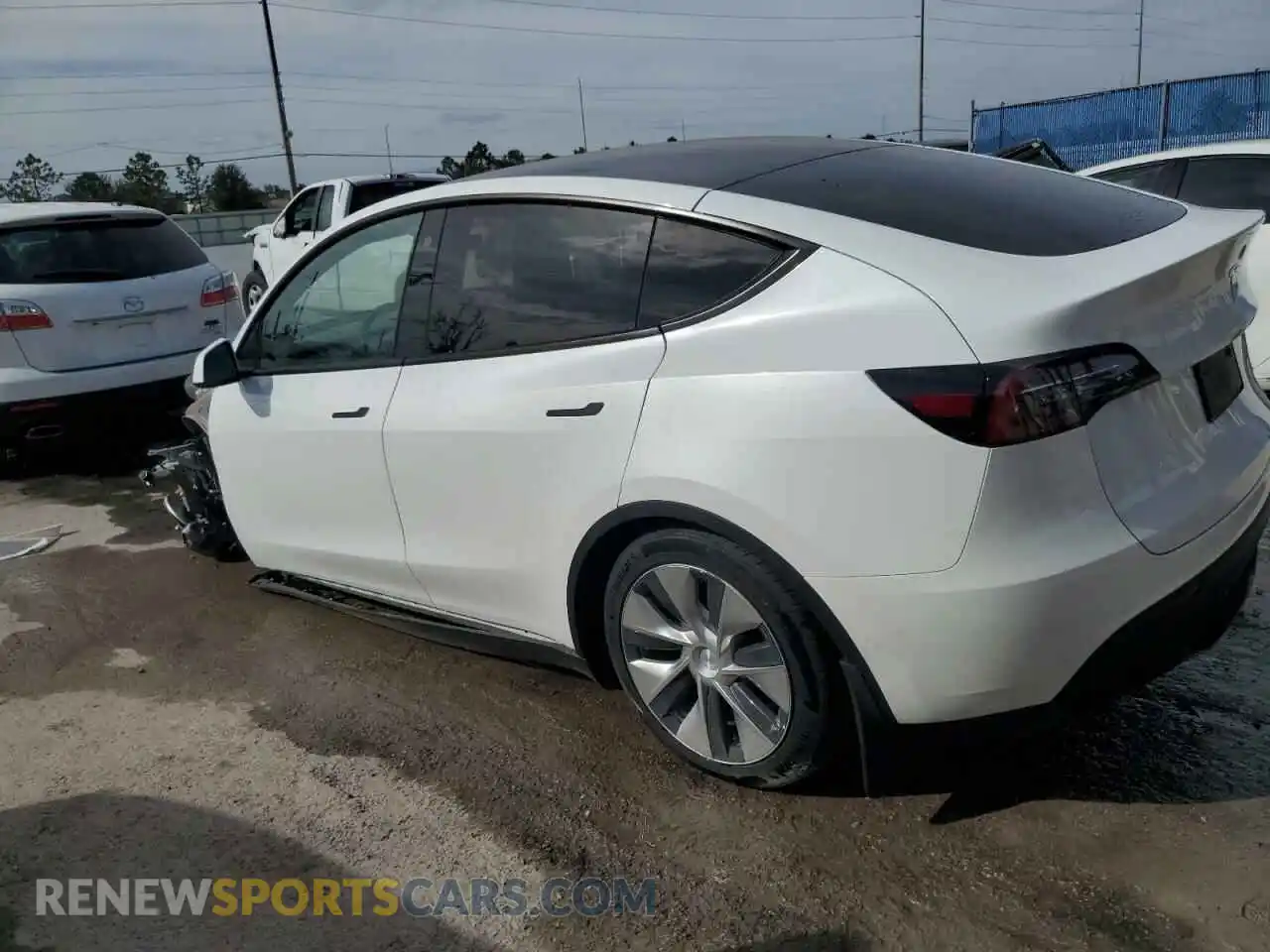 2 Photograph of a damaged car 7SAYGDEE4NF435254 TESLA MODEL Y 2022