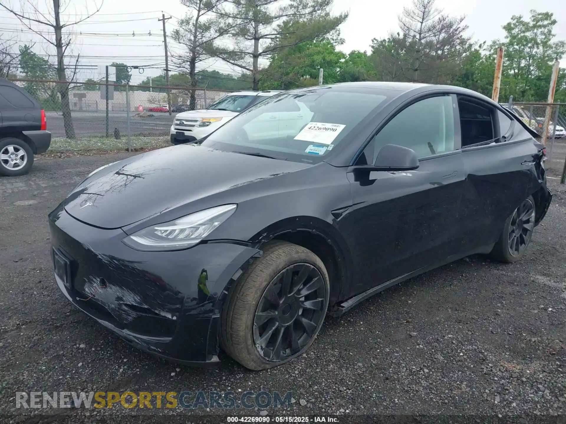 2 Photograph of a damaged car 7SAYGDEE4NF436212 TESLA MODEL Y 2022