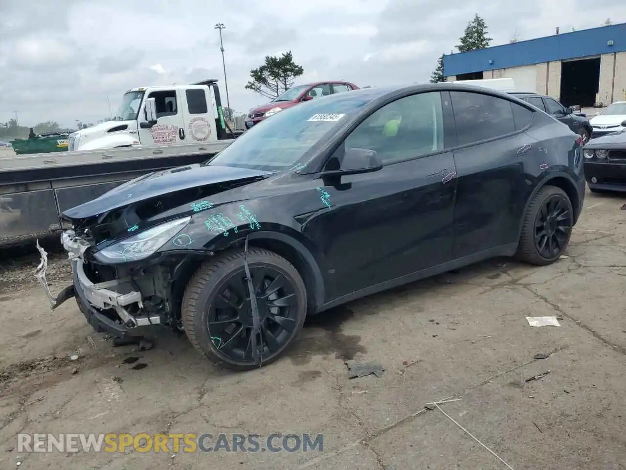 1 Photograph of a damaged car 7SAYGDEE4NF449624 TESLA MODEL Y 2022