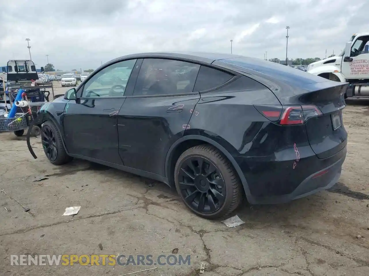 2 Photograph of a damaged car 7SAYGDEE4NF449624 TESLA MODEL Y 2022