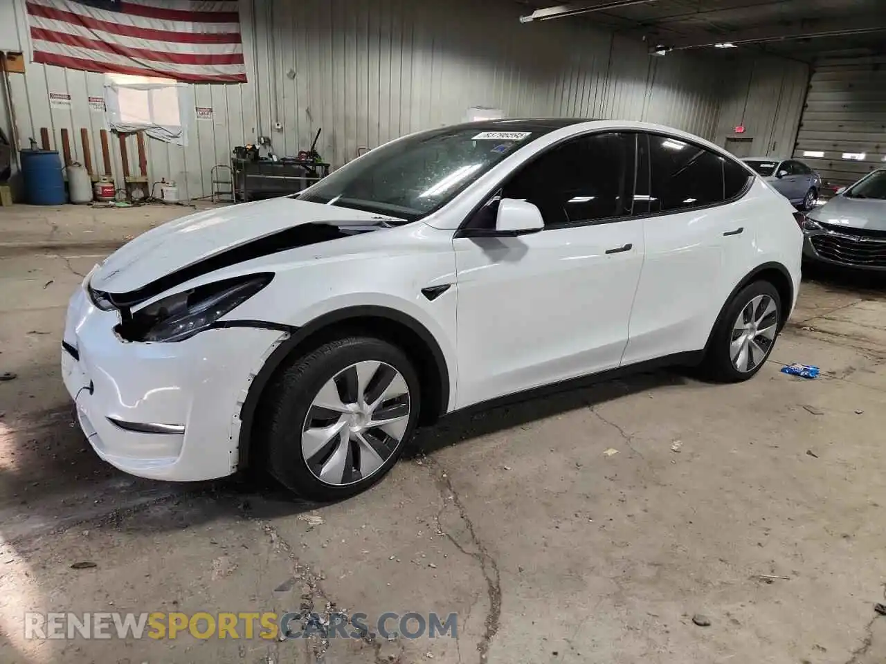 1 Photograph of a damaged car 7SAYGDEE4NF455276 TESLA MODEL Y 2022