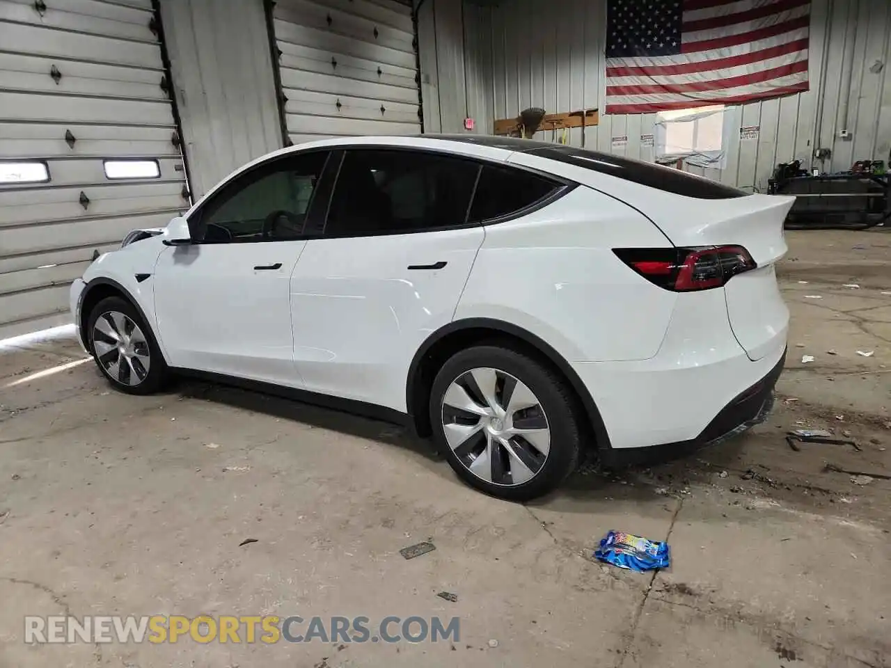2 Photograph of a damaged car 7SAYGDEE4NF455276 TESLA MODEL Y 2022