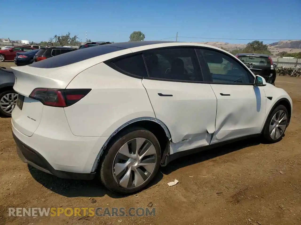 3 Photograph of a damaged car 7SAYGDEE4NF459036 TESLA MODEL Y 2022