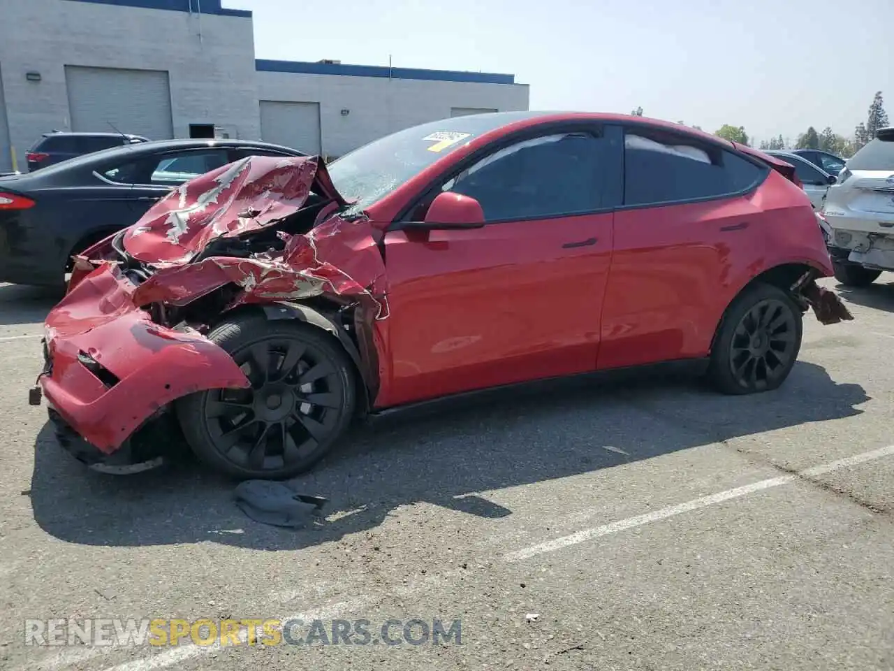 1 Photograph of a damaged car 7SAYGDEE4NF462471 TESLA MODEL Y 2022