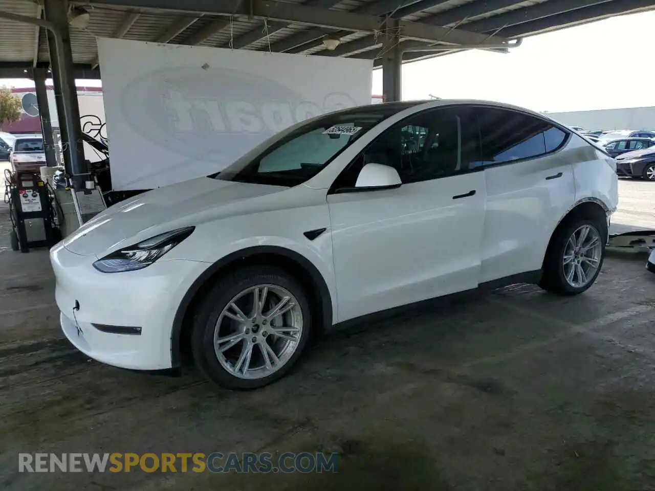1 Photograph of a damaged car 7SAYGDEE4NF493686 TESLA MODEL Y 2022