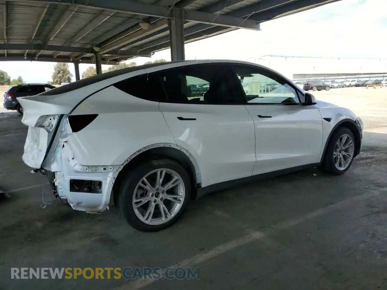 3 Photograph of a damaged car 7SAYGDEE4NF493686 TESLA MODEL Y 2022