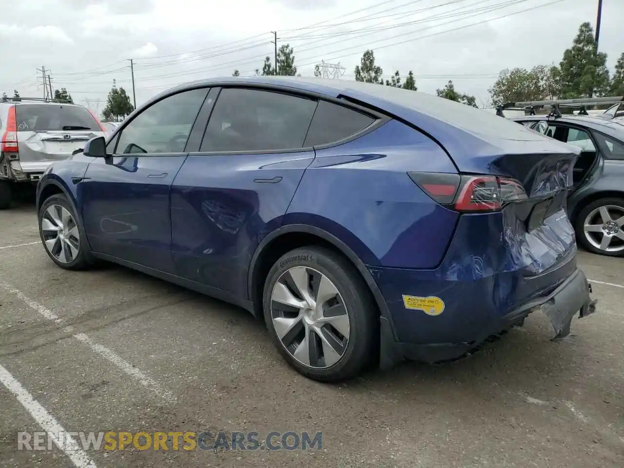 2 fotografías del automóvil dañado 7SAYGDEE4NF504377 TESLA MODEL Y 2022