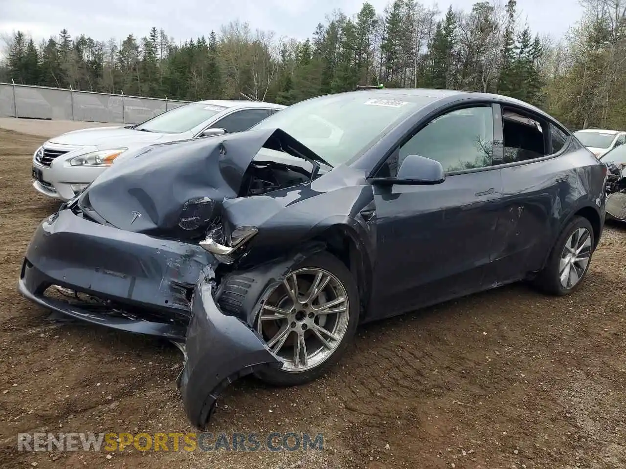 1 fotografías del automóvil dañado 7SAYGDEE4NF504945 TESLA MODEL Y 2022