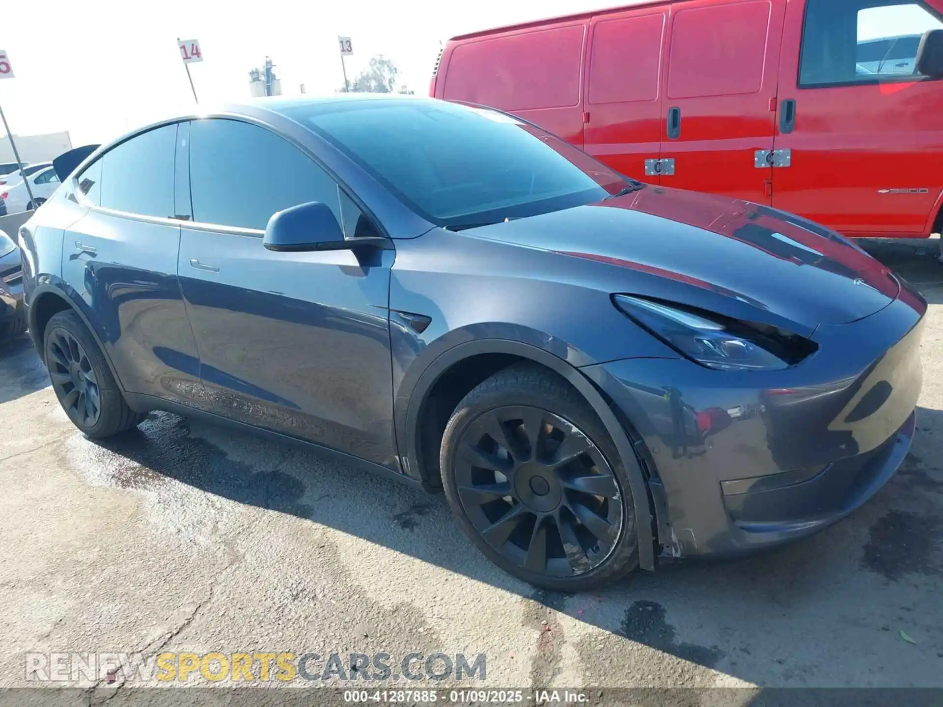 1 Photograph of a damaged car 7SAYGDEE4NF522698 TESLA MODEL Y 2022