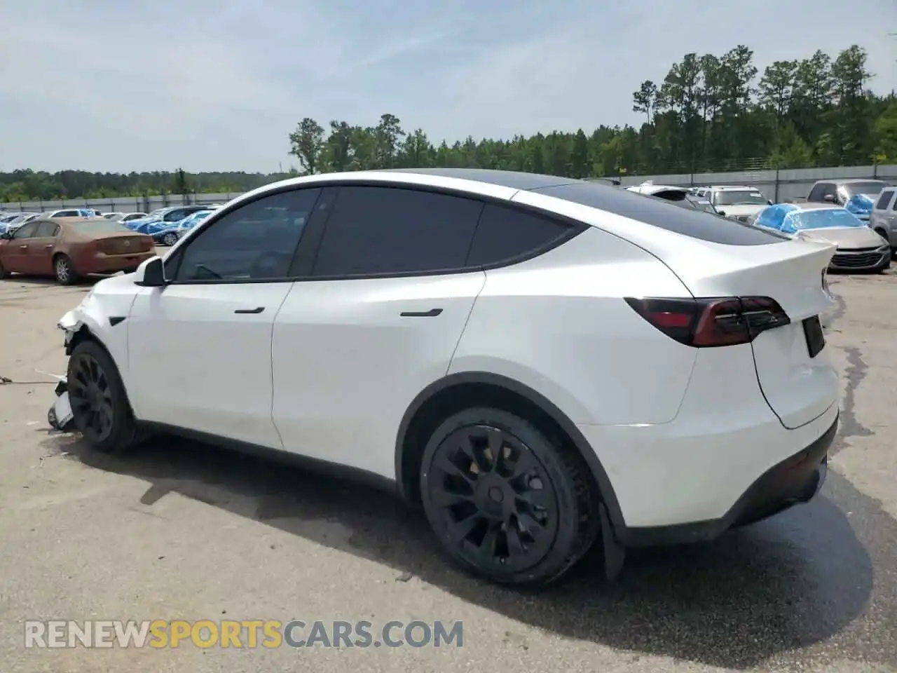 2 Photograph of a damaged car 7SAYGDEE4NF535208 TESLA MODEL Y 2022