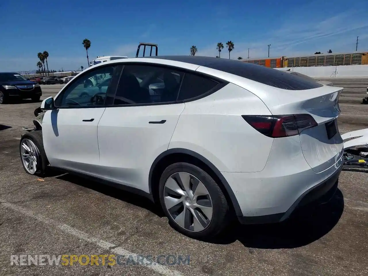 2 Photograph of a damaged car 7SAYGDEE4NF556382 TESLA MODEL Y 2022