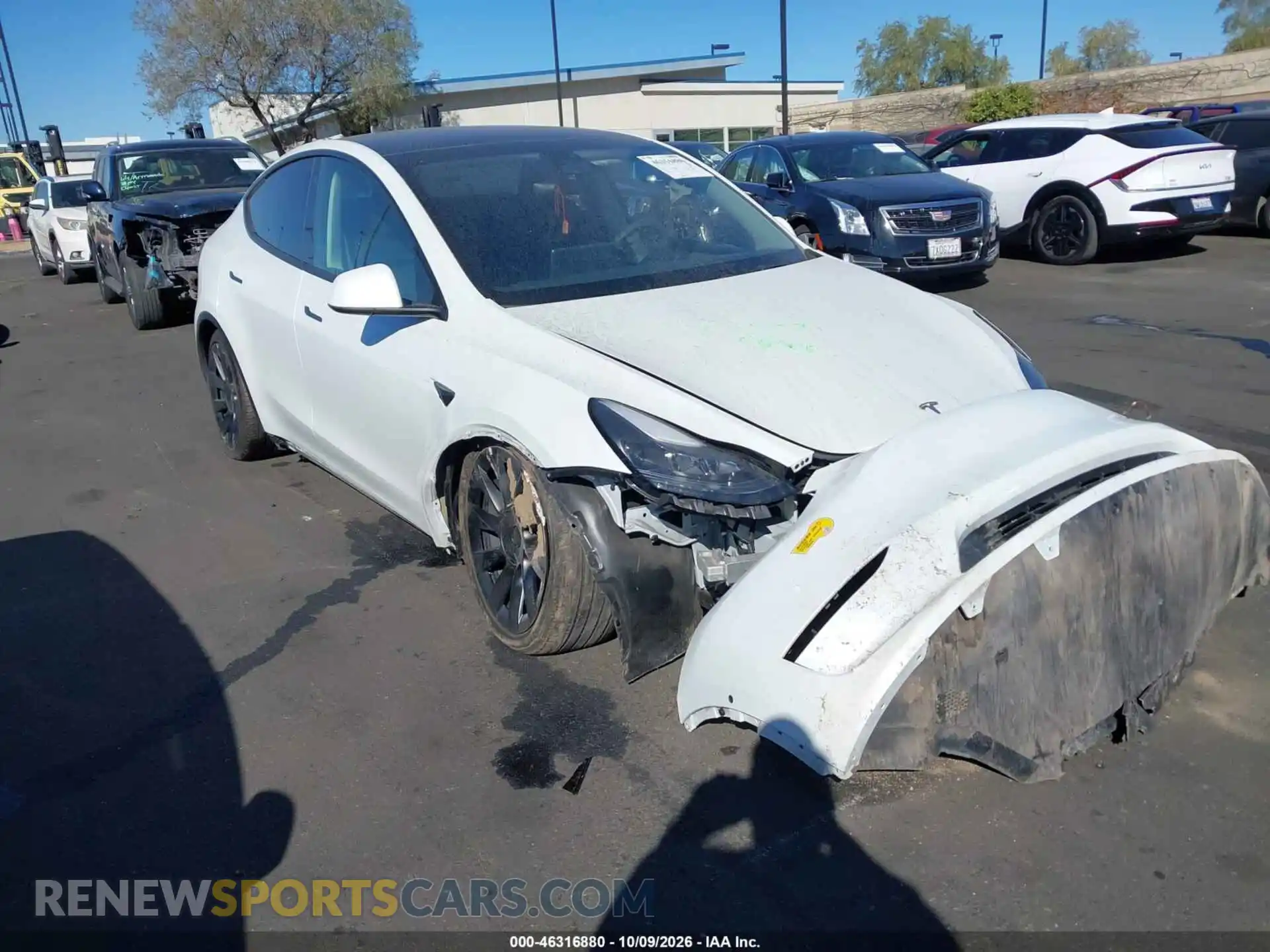 1 Фотография поврежденного автомобиля 7SAYGDEE4NF556897 TESLA MODEL Y 2022