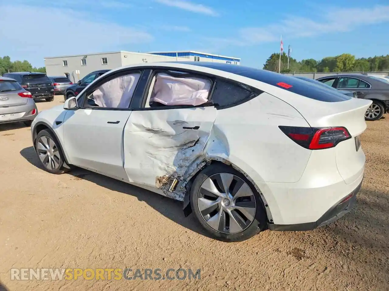 2 Photograph of a damaged car 7SAYGDEE4NF564935 TESLA MODEL Y 2022