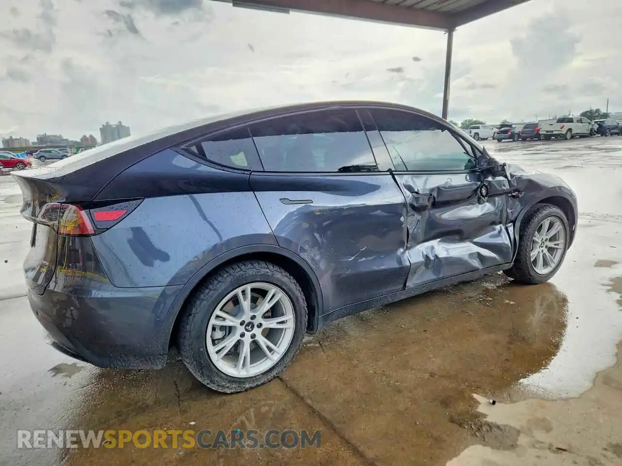 3 fotografías del automóvil dañado 7SAYGDEE5NA008176 TESLA MODEL Y 2022